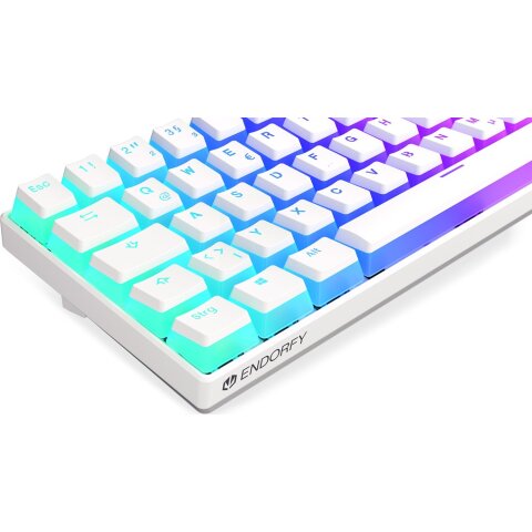 ENDORFY Thock Compact Wireless Pudding Onyx White, Gaming-Tastatur