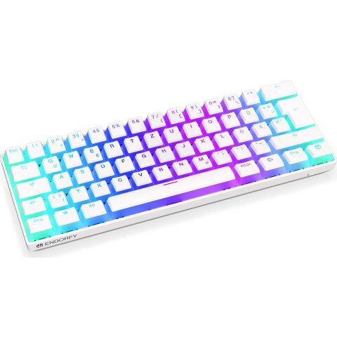 ENDORFY Thock Compact Wireless Pudding Onyx White, Gaming-Tastatur